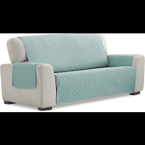 Geo Quilt - Bankbeschermer - 220cm breed - Jade - Teflon beschermlaag - Anti-slip onderkant