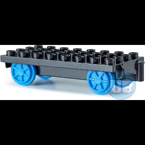 Trein Wagon Onderstel - Blauwe wielen