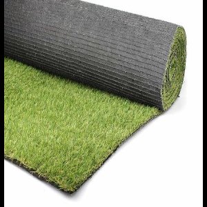 kunstgras - grastapijt - landscaping gras . voor op balkon - terras - camping - 4 mtr lang x 1 mtr breed - 20 mm - incl 10 gronddoekpennen 20 cm