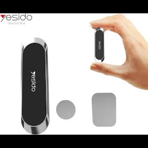 Yesido C55 - Magneethouder - 6 magneten - zeer sterk - dashboard auto - incl metalen plaatjes - Antraciet