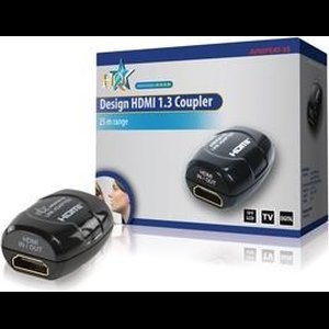 OKS HQ Super Silver HDMI koppelstuk met versterker