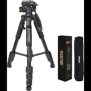 Professioneel Universeel Lichtgewicht DSLR Camerastatief - Tripod 140CM - Zwart