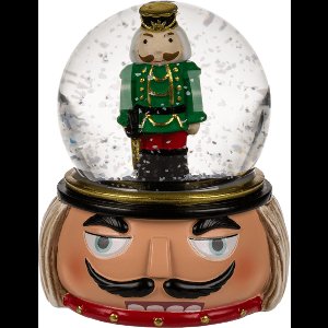 Sneeuwbol kerst notenkraker groen