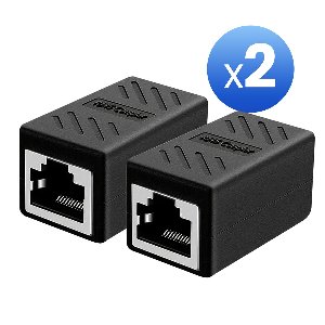 Garpex® Set van 2 - Netwerk LAN koppelstukken - Snelle data overdracht - Stabiele verbinding