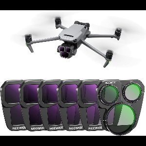 Neewer® - ND/CPL Filter Set Compatibel met DJI Mavic 3 Pro/Pro Cine - Set van 6 Schakelbare ND8/ND16/ND32/ND64/ND128/CPL Polariserende Filters - Multi-gecoate Optische HD-glas/Lichte Frame - Verbeter de Fotografie en Videokwaliteit met je Drone
