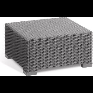 Tuinmeubelen - in geweven imitatie rotanhars - Allibert van KETER - 5 personen - California - grijs