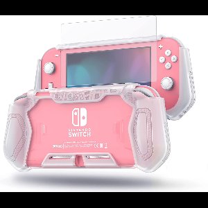 Cablebee Protector beschermhoes inclusief 9H screen protector geschikt voor Nintendo Switch Lite - Transparant