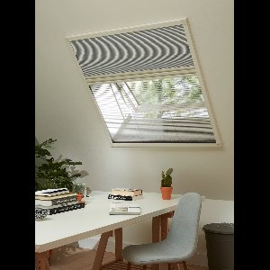 Bruynzeel Duo-plissé s500 137x101 wit