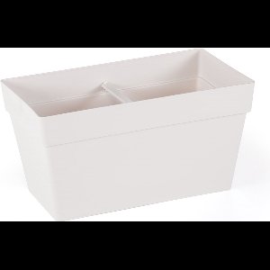 2st Elegante Mansion drainage Bloembak crème kruidenbak plantenbak bloempotten 30x17 cm