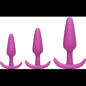 Doc Johnson Naughty 1 - Butt Plug Trainer Set pink