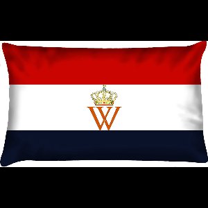 Sierkussen - Buitenkussen Hollands Glorie Bootkussen Waterafstotend Monogram - Multicolor - 60 Cm X 40 Cm