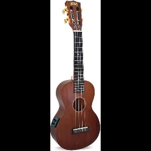 Java Series Concert Electro Ukulele - Trans Brown