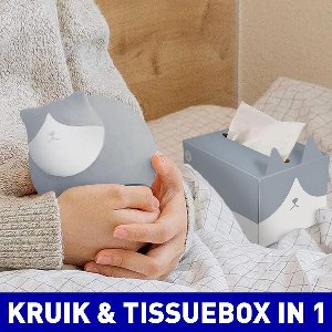 mm - Kattenkruik - Handwarmer - Tissue Box