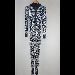 Dare2b Dames Pronounced Onesie Zwart Wit Maat XS / 32-34