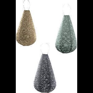 Lumiz Tuinverlichting op zonne energie - Solar tuinverlichting - Tuinverlichting - Lumiz solar lampion - Drop Set - 3 stuks