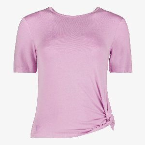 Osaga cropped dames sport T-shirt roze - Maat XL