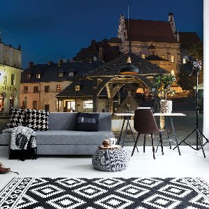 Fotobehang - Vlies Behang - De Poolse Stad Kazimierz Dolny - 312 x 219 cm