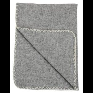 Wiegdeken Klippan soft wool baby grijs