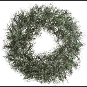 Cashmere krans dia63x20cm groen