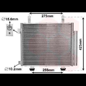 Van Wezel - LUCHTCONDENSATOR VOOR NISSAN PIXO 2009-2013 276504A00D