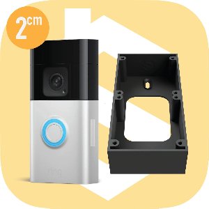 SmarThuis - Afstandhouder geschikt voor Ring Video Deurbel - Afstandhouder van 2cm - inclusief montage materiaal - sterk en milieubewust