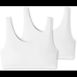 Uncover by Schiesser Bustiers 2-pack wit - Uncover Dames Beha - wit