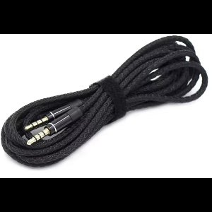 Audio Kabel - Geluidskabel - Jack 35MM - Stereo -1,5 meter - Zwart - Gevlochten kabel - CHPN