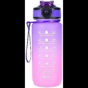 Slimtron 600ml motivational drinkbeker - Fitnessbeker - kids schoolbeker - drinkfles