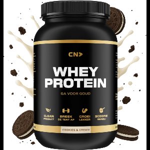 CN Supplements Whey Protein - Cookies and Cream - Eiwitpoeder - Eiwitshake - 1000 gram - 28 Shakes