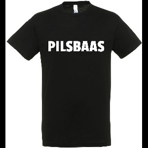 Pilsbaas - T-shirt - Bier t-shirt - CraftBeer - Beer - Proost - Heren - grappige drank feest - bier cadeau - teksten en zinnen - bierpakket kado idee - Maat XXL