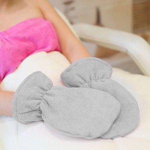 Badstof handschoenen Grijs