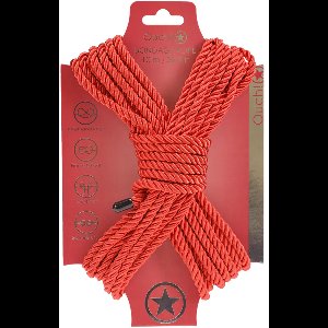 Polyester Bondage Rope - 32.8 ft / 10 m - Red