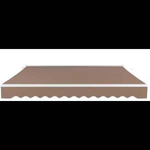 Zonluifel - Voor Balkon of Terras - Intrekbare Gelede Armluifel met Windbestendigheid - Schuifdakluifel - 2,5x2 m