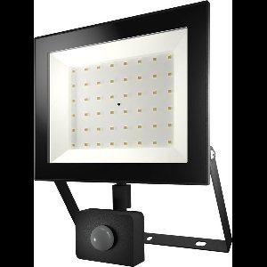 HOFTRONIC - Lumos LED Breedstraler met bewegingssensor en schemerschakelaar - OSRAM Chips - 50W 4770lm - vervangt 250W - 4000K - IP65 - 2 jaar garantie
