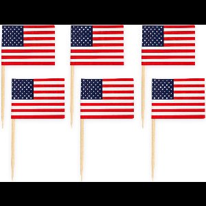 150x Cocktailprikkers USA - Hapjes Cocktail Tapas Zomer Terras
