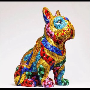 BARCINO DESIGNS - CARNIVAL Edition - Bulldog classic gold 11cm