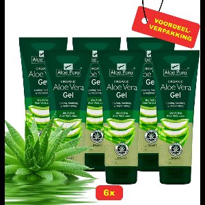 6 x Aloe Pura Aloe Vera Gel 100ml - Voordeelverpakking