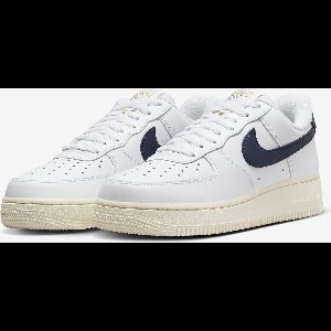 Nike Air Force 1 '07 Flyease - Maat US8\EU 40 - White Vintage Sail Navy - Sneakers Dames