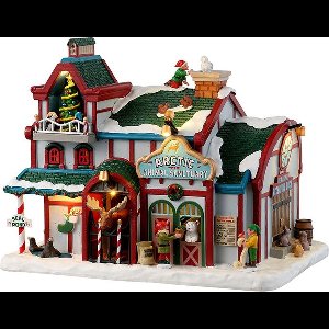 Lemax - 'Arctic Animal Sanctuary' - Verlicht gebouw - Exclusief adapter (werkt ook op batterijen)