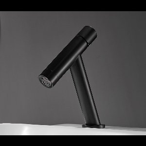 Wastafelkraan ZWART Amante Mini OMNITAIR