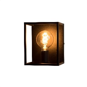 DMQ Wandlamp Leroy Square - Zwart - E27 - 1 lichtpunt