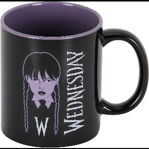 Karactermania - Wednesday - Vlecht - Mok in geschenkverpakking - Mokken - koffietassen - Zwart