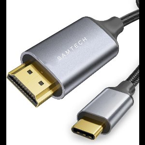 Usb C Naar HDMI kabel 60HZ | USB-C HUB 4K ULTRA | Type-c to HDMI covertor |Thunderbolt 3 | Compatible oa Apple Macbook | Chromebook | Macbook air | Surface | XPS | Dell | Lenovo | Samsung | HP | Space grey | SAMTECH