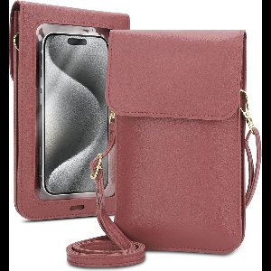 Mobielhoesje geschikt voor Sony Xperia E4 in ROZE Etui Case Cover Handtas voor dames