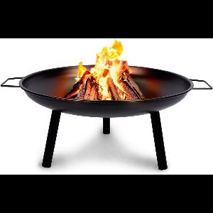 White-Label® Vuurkorf voor Buiten - Vuurschaal - Terrashaard - Zwart