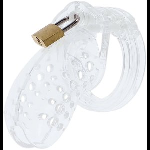 Transparantie en Geperforeerde Kuisheidskooi Met Slot - Chastity - Peniskooi