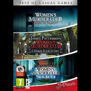 Best of Casual Games 3 Pack: Women's Murder Club: Death in Scarlet, WMC: A Darker Shade of Grey, WMC: Twice in a Blue Moon