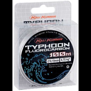 Kali Kunnan Typhoon Flurocarbon 100 M Transparant 0.400 mm