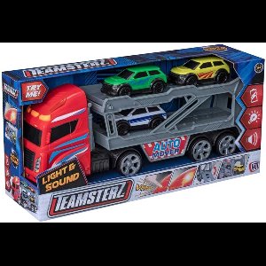 HTI speelgoed auto transporter medium Teamsterz multicolor plastic.