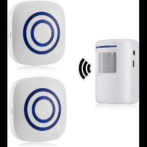 DailySupplies® Dubbele Opritverklikker - Entreemelder - Doorgangsmelder - Beveiliging - Wit